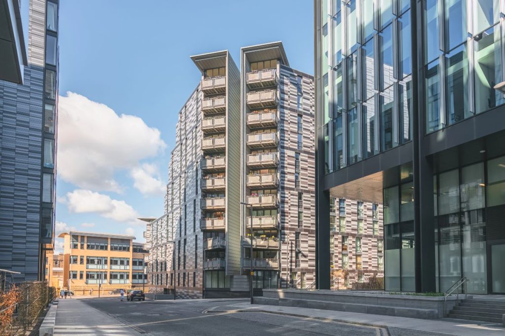 Modern residential development affected by the Building Safety Levy 2026